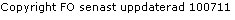 Copyright FO senast uppdaterad 100711
